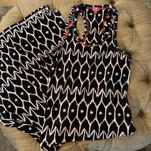 Trina Turk/INC racer back maxi dress